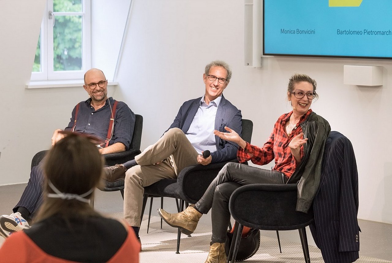 Opera&Kunst: Philipp Stölzl, Bartolomeo Pietromarchi, Monica Bonvicini; Foto: Matthias Schormann