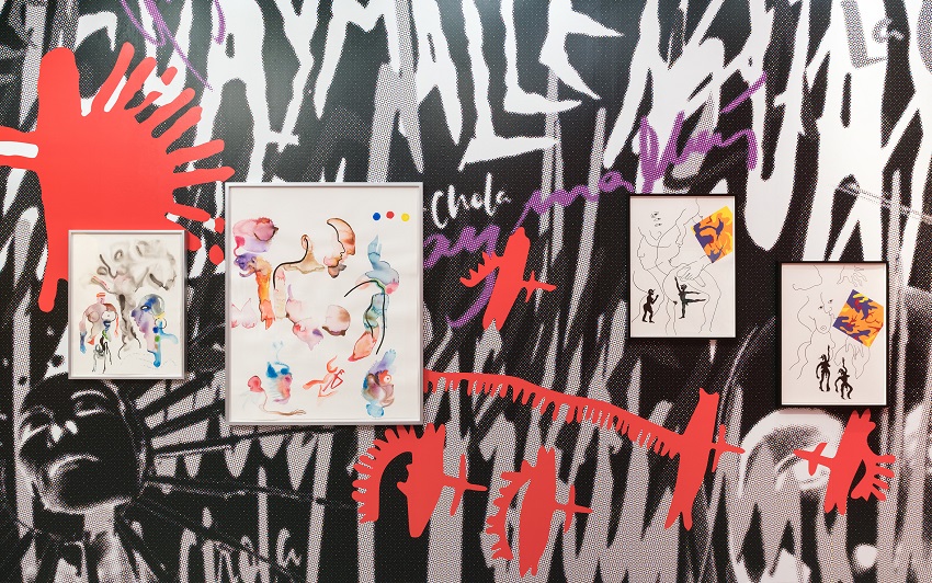 Hard rock, Rolinga, Ballroom: La Chola Poblete’s Banner Installation ...