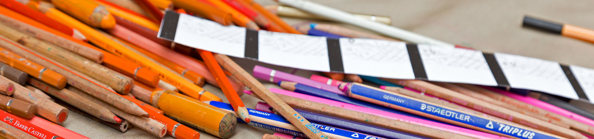 Pencils on the table